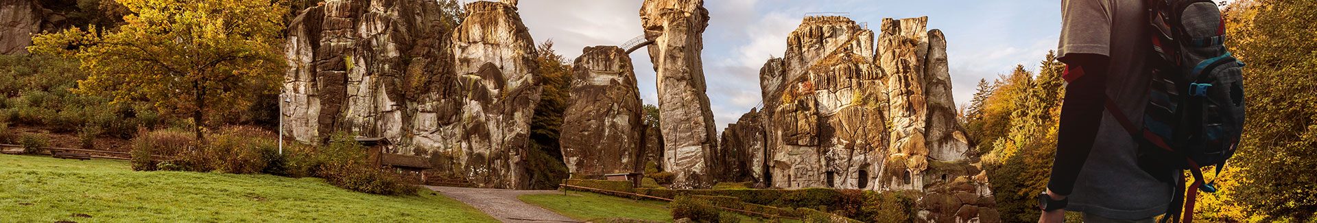 Die Externsteine im Teutoburger Wald